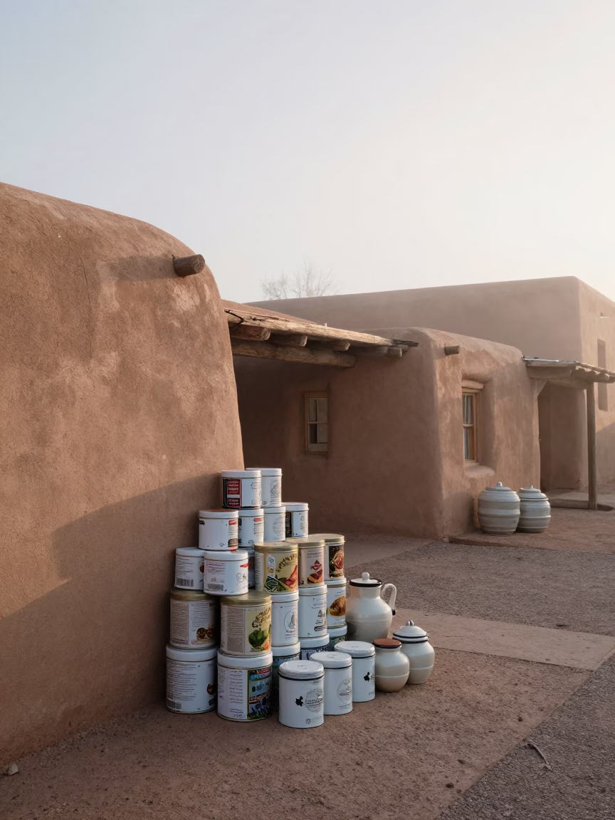 Ceramic Canisters in Santa Fe in in Santa Fe, New Mexico, United States