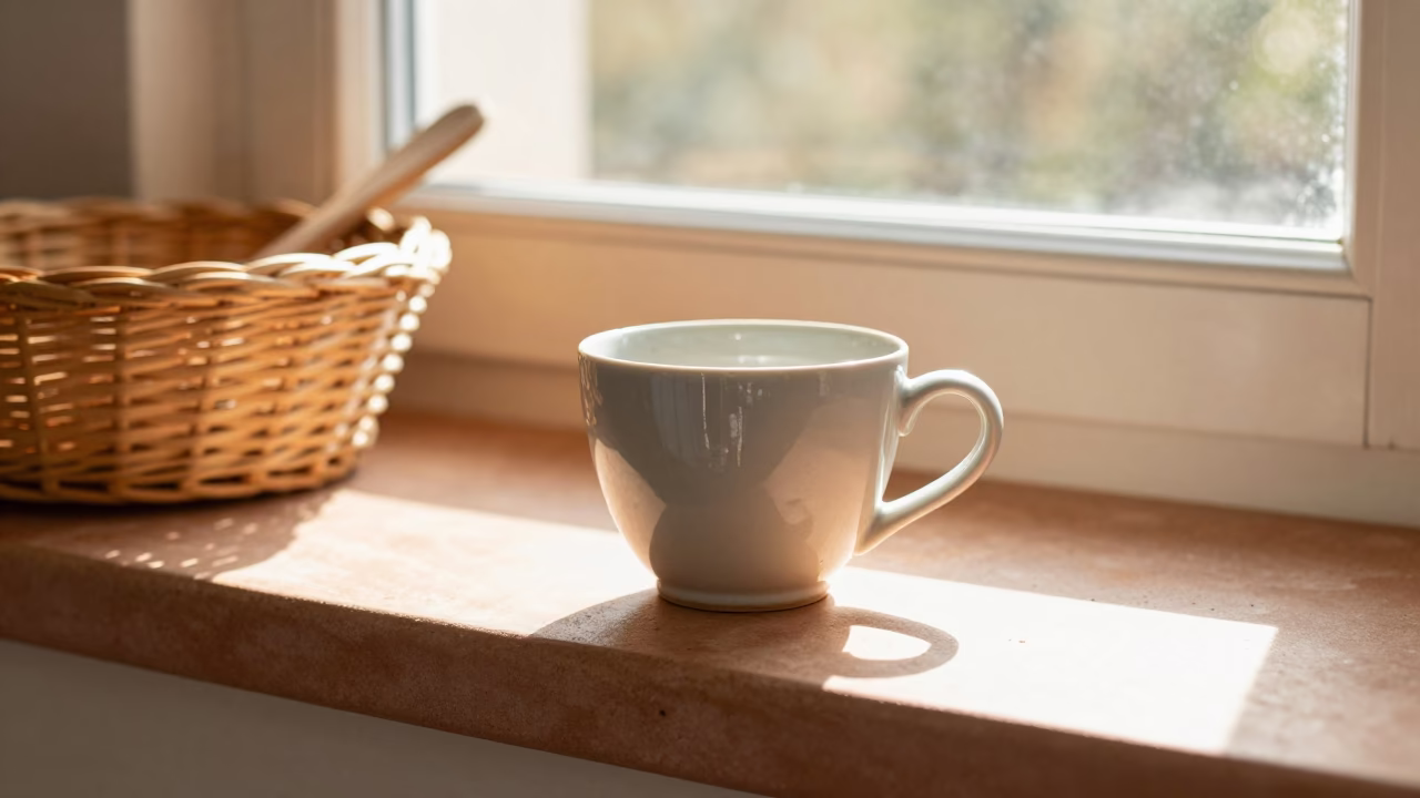 Ceramic Coffee Cup in Naples in in Naples, Italy
