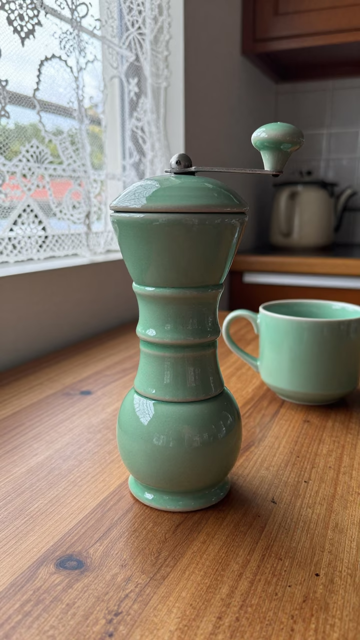 Ceramic Coffee Grinder in Medellin in in Medellin, Colombia