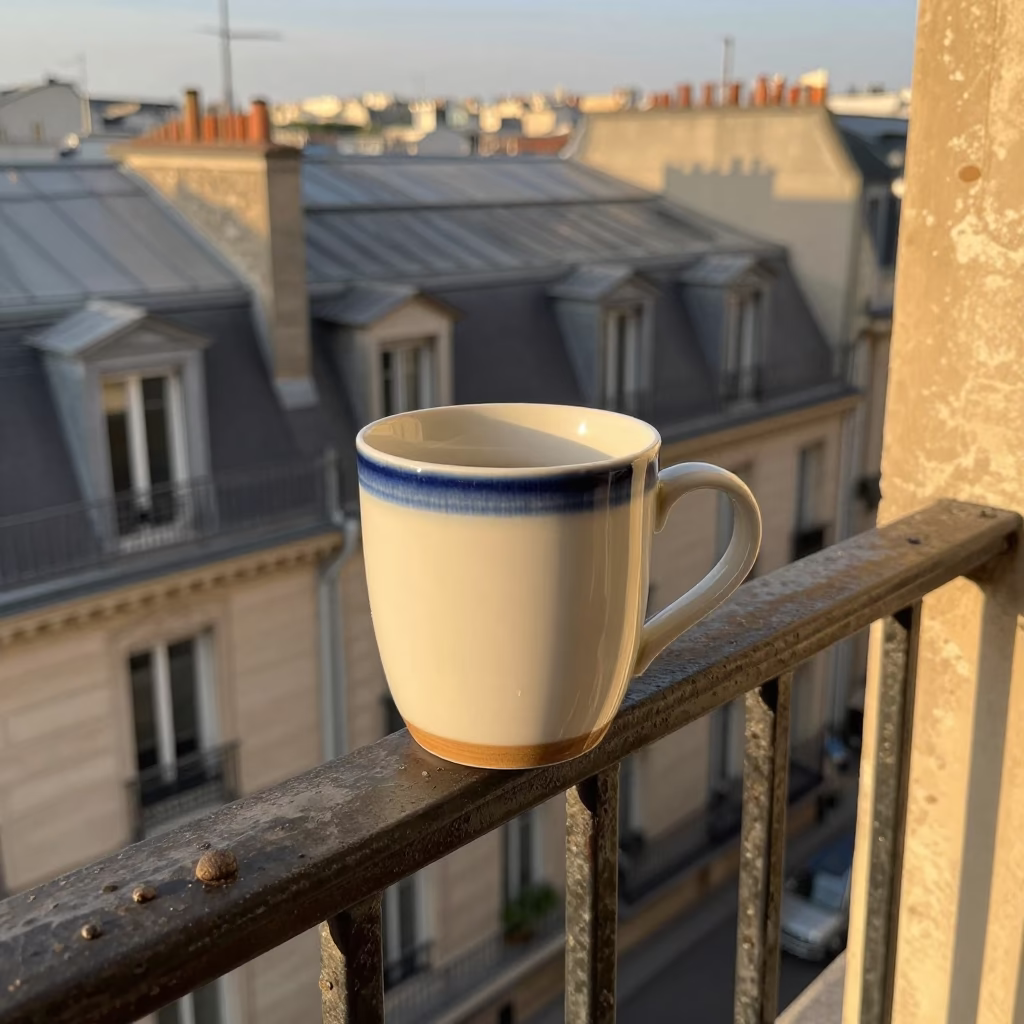 Ceramic Coffee Mug in Paris in in Paris, France