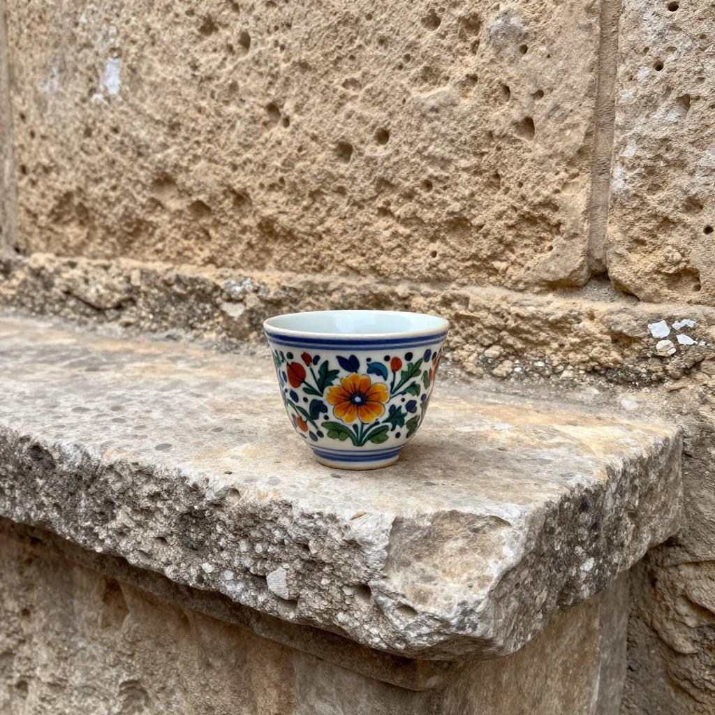 Ceramic Cup in Granada in in Granada, Spain