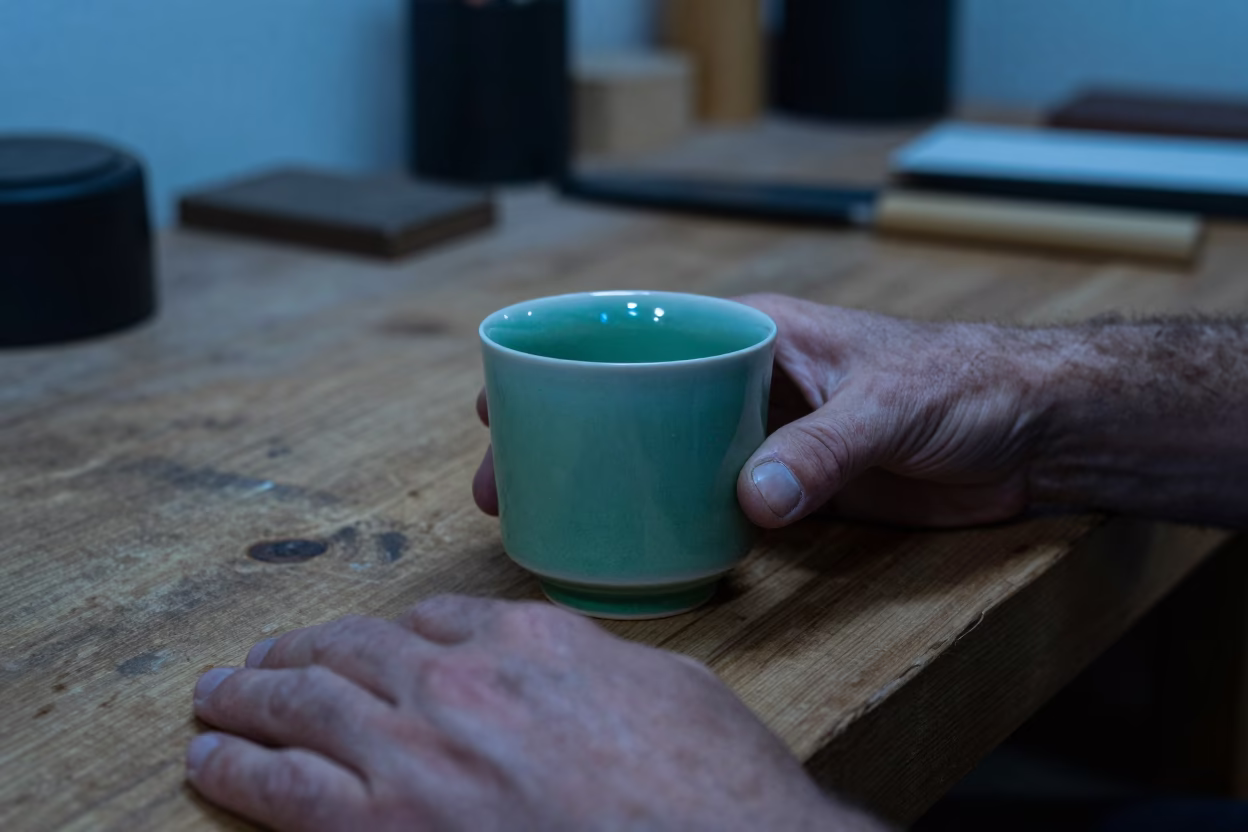 Ceramic Cup in Hobart in in Hobart, Tasmania, Australia