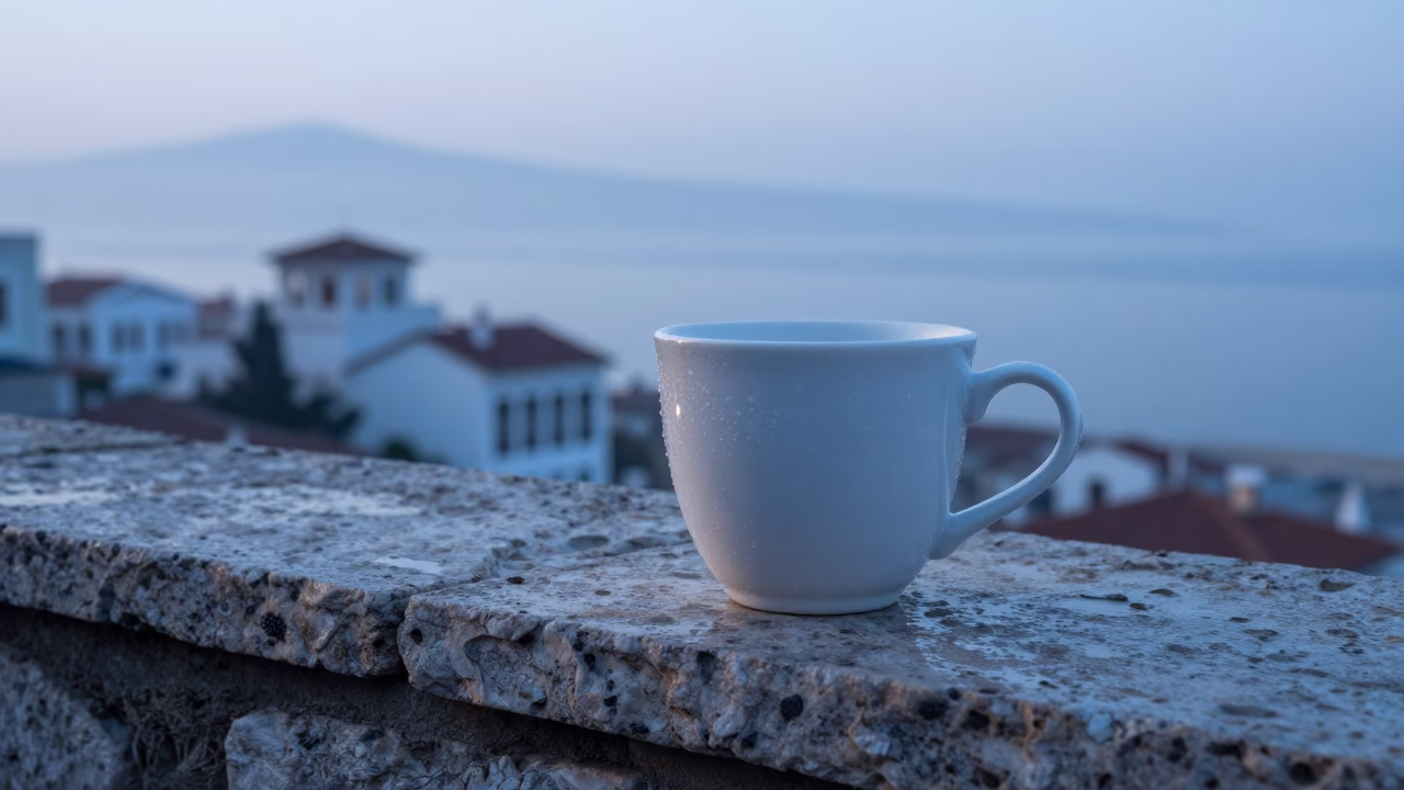 Ceramic Cup in Izmir in in Izmir, Turkey