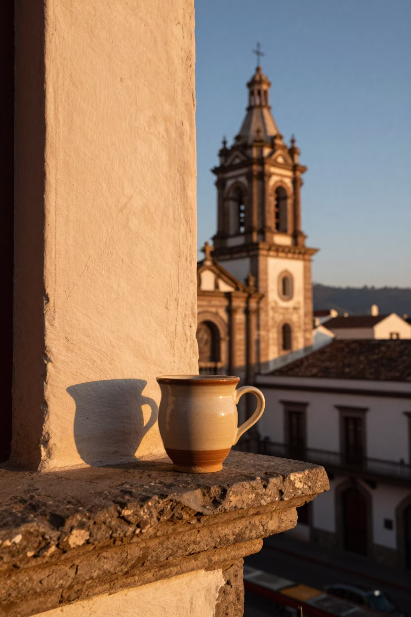 Ceramic Cup in Quito in in Quito, Ecuador