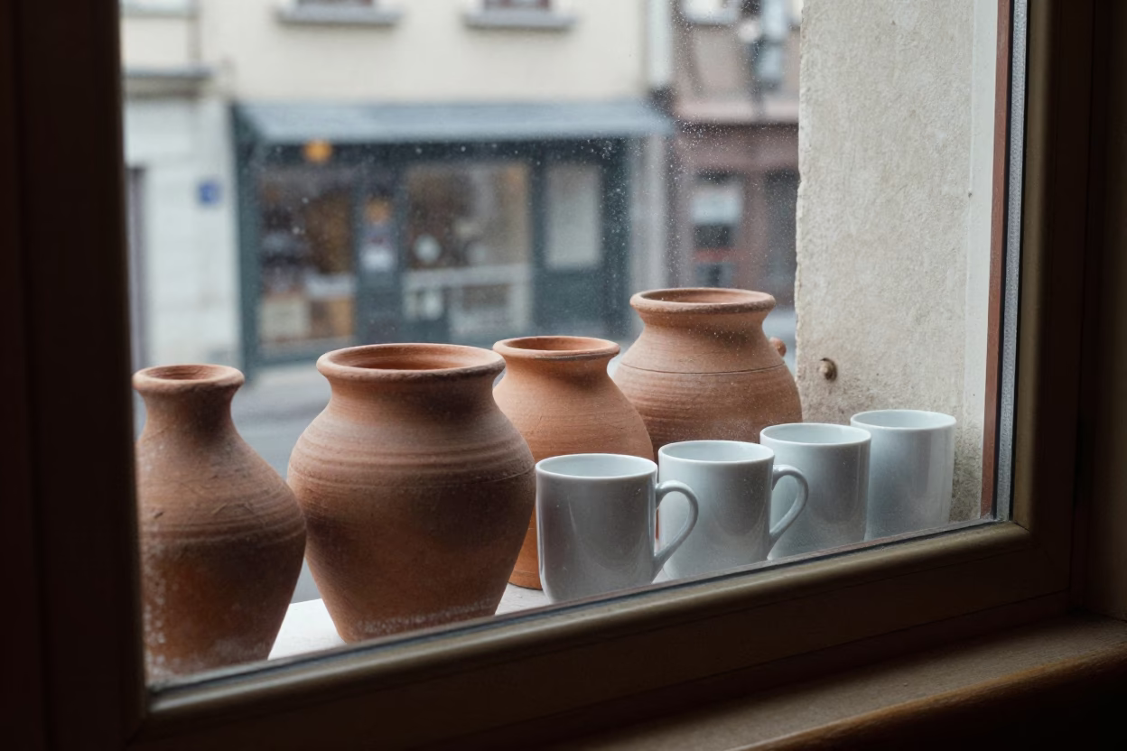 Ceramic Cups in Budapest in in Budapest, Hungary