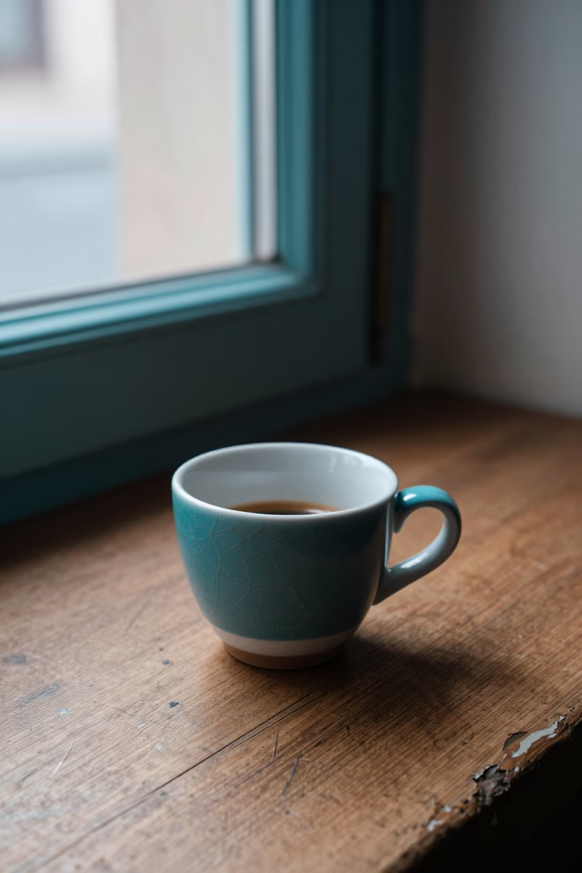 Ceramic Espresso Cup in Palermo in in Palermo, Italy