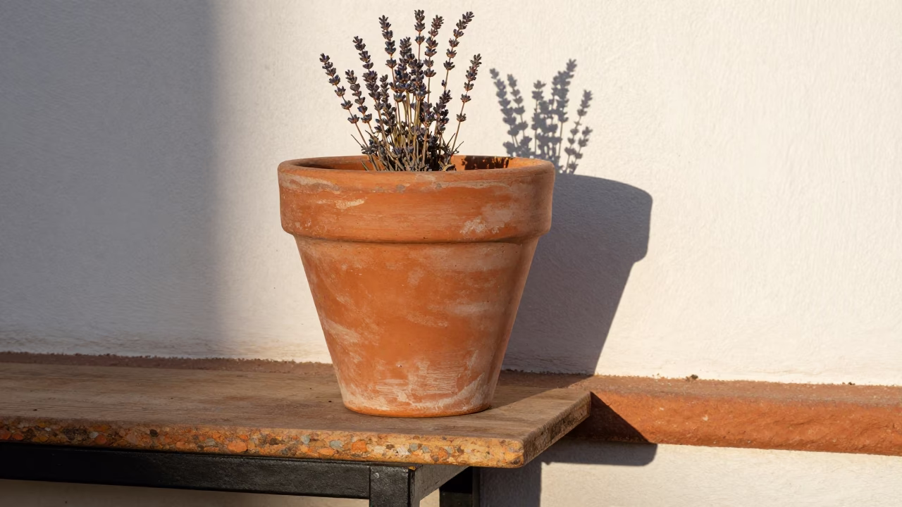Ceramic Flowerpot in Seville in in Seville, Spain