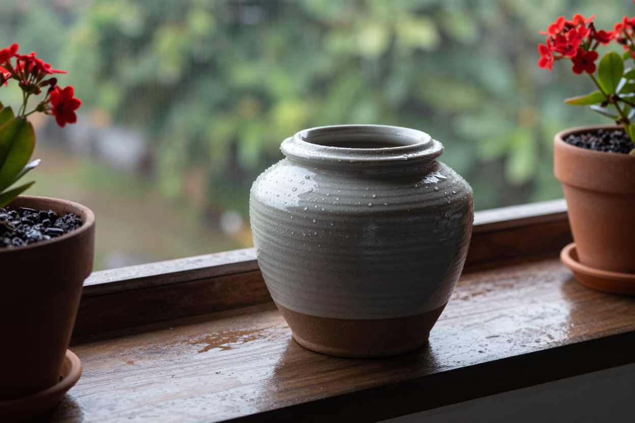 Ceramic Jar in Denpasar in in Denpasar, Indonesia