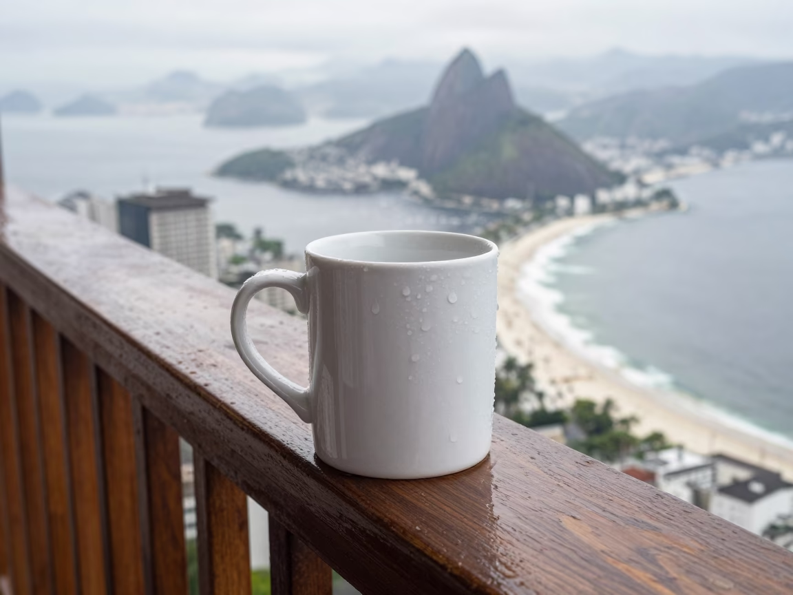 Ceramic Mug in Rio De Janeiro in in Rio de Janeiro, Brazil