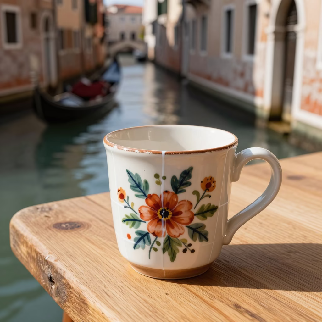 Ceramic Mug in Venice in in Venice, Italy