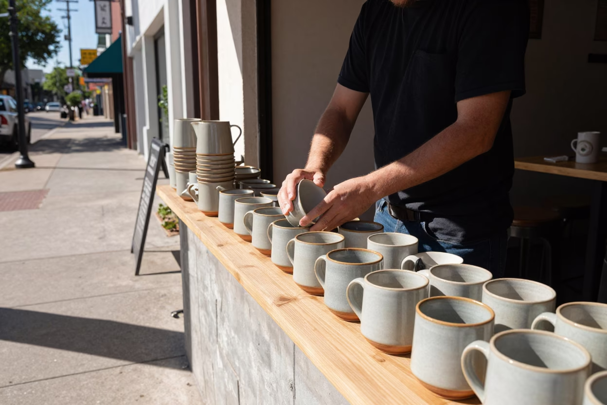 Ceramic Mugs in Austin in in Austin, Texas, United States