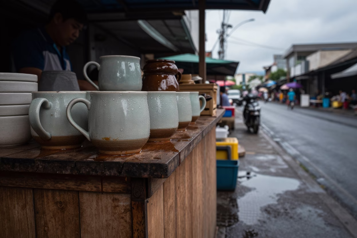 Ceramic Mugs in Bangkok in in Bangkok, Thailand