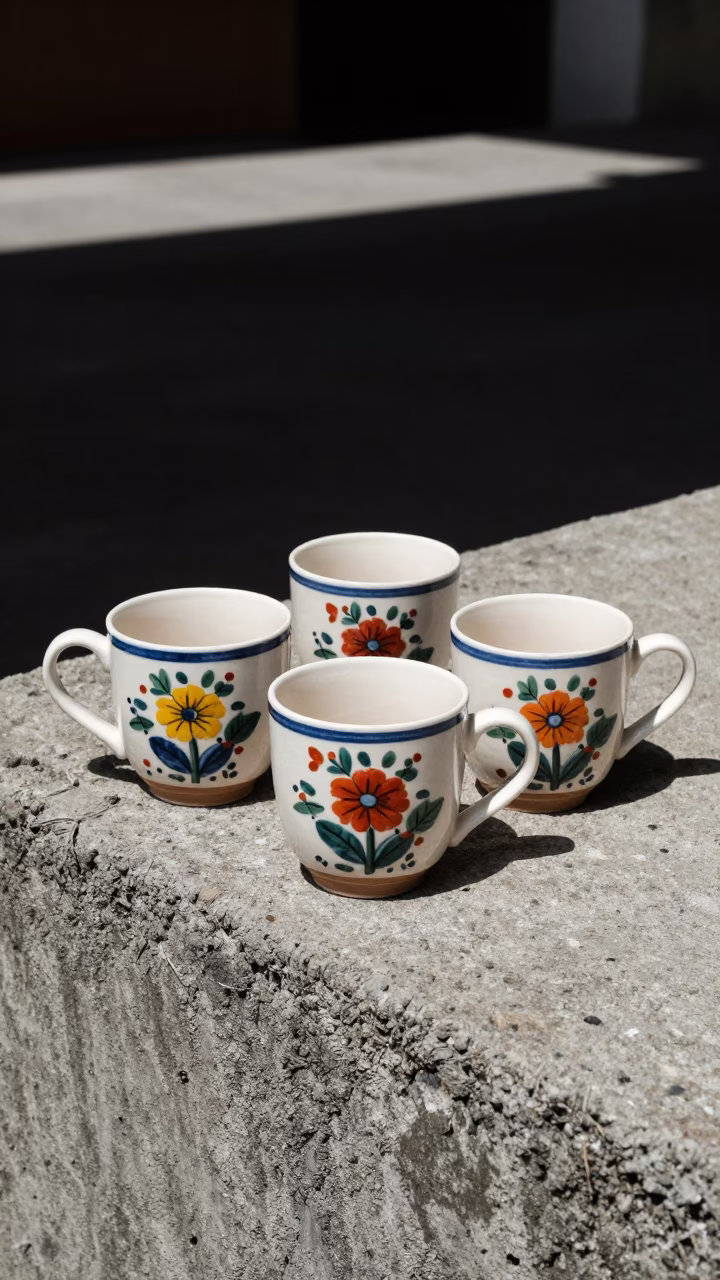 Ceramic Mugs in Medellin in in Medellin, Colombia