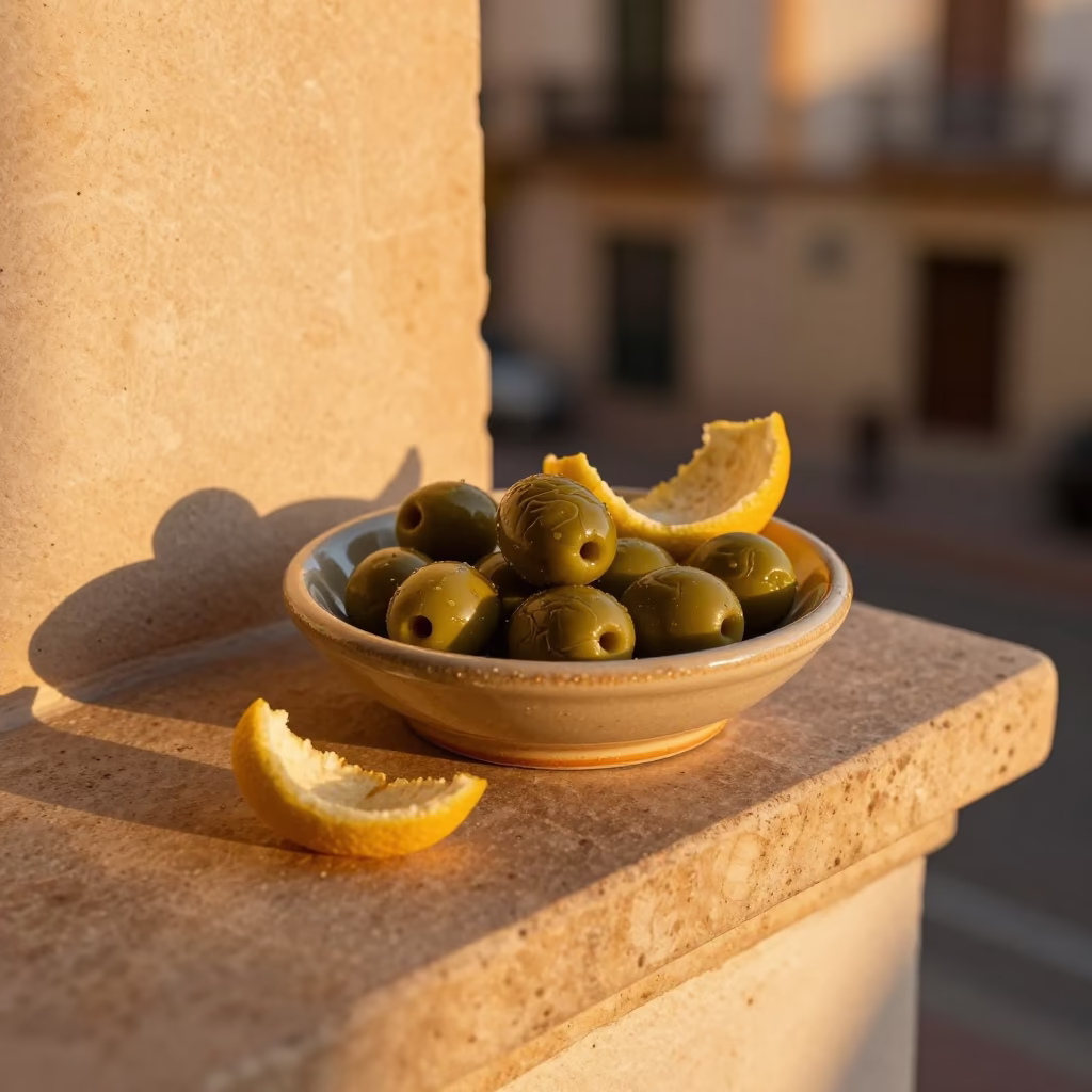 Ceramic Olive Dish in Valencia in in Valencia, Spain