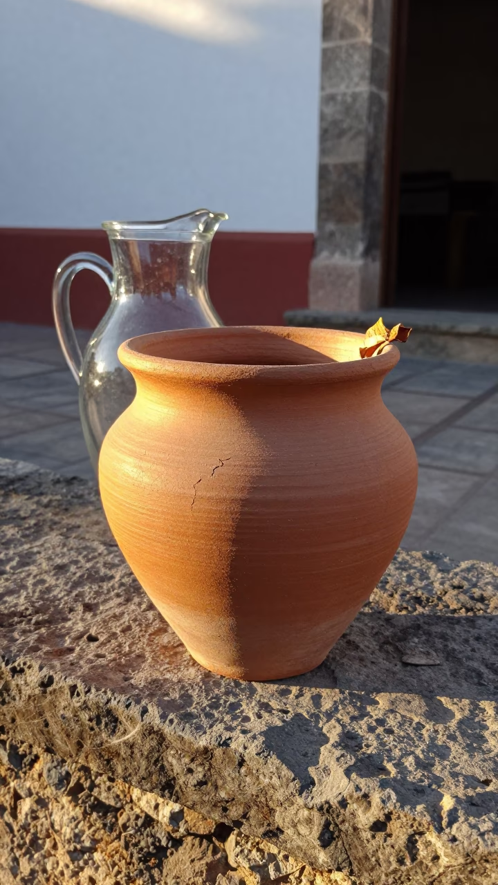 Ceramic Olla in Oaxaca in in Oaxaca, Mexico