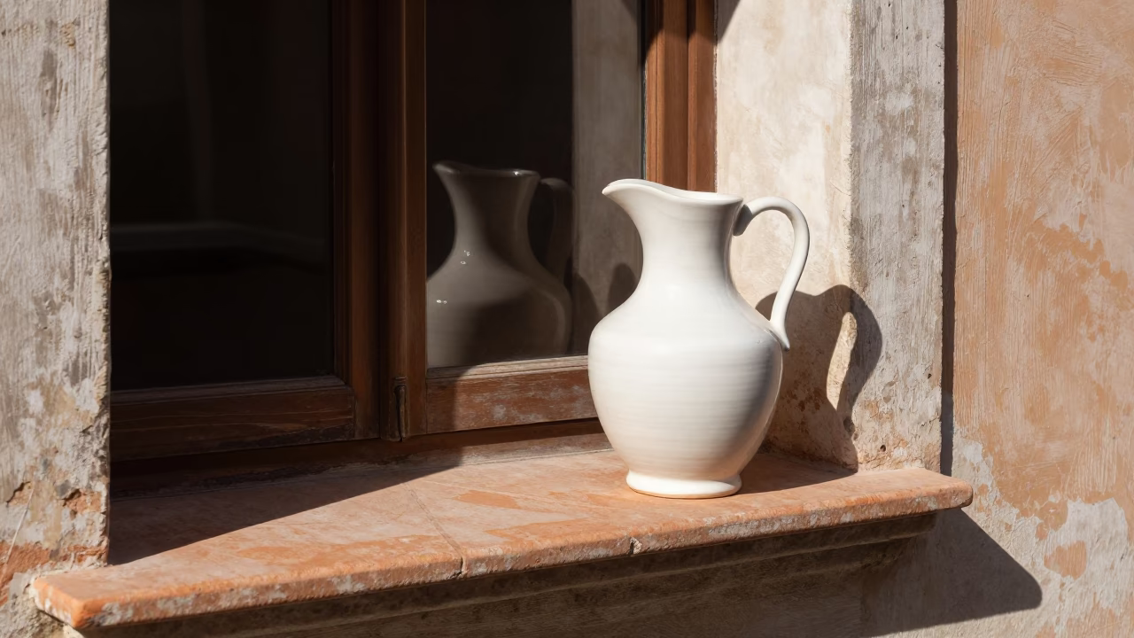 Ceramic Pitcher in Rome in in Rome, Italy