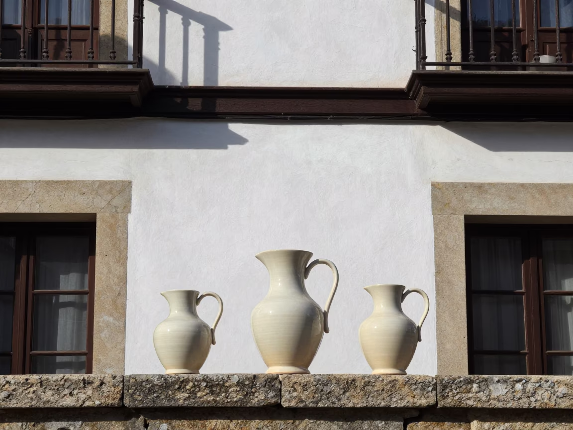 Ceramic Pitchers in Bilbao in in Bilbao, Spain