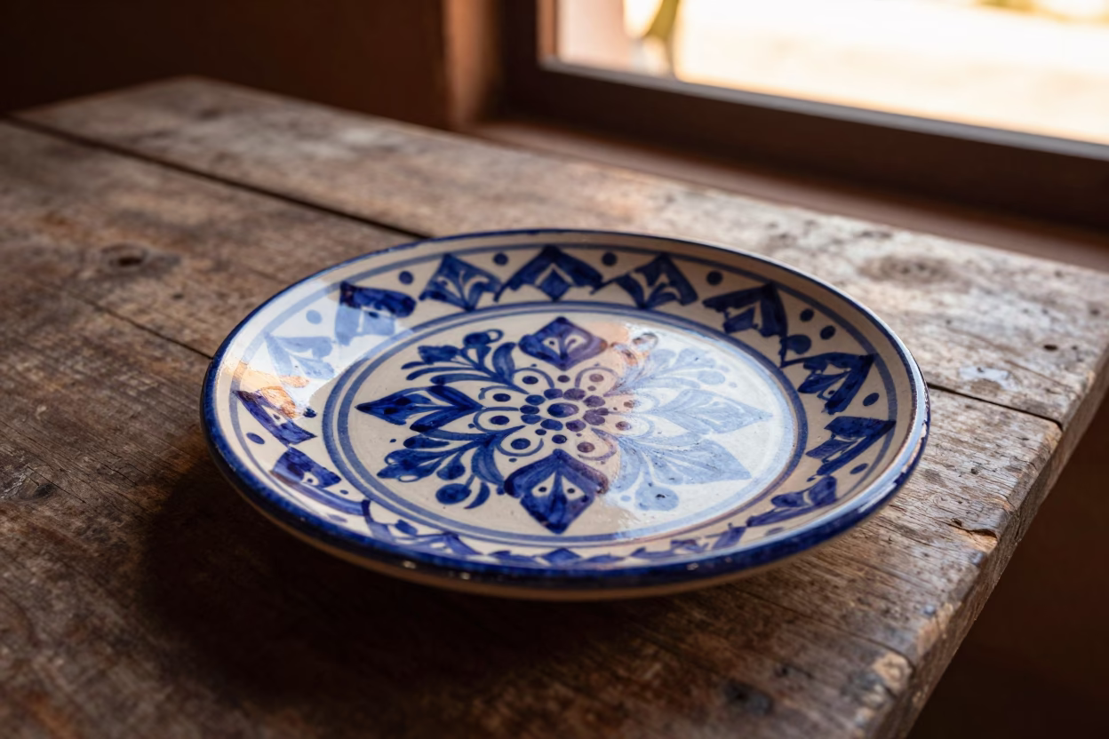 Ceramic Plate in Merida in in Merida, Mexico