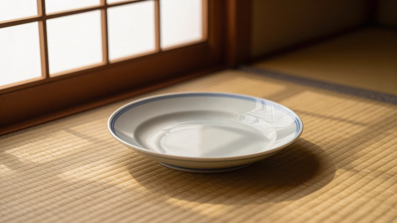 Ceramic Plate in Osaka in in Osaka, Japan