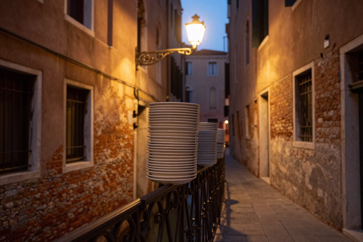 Ceramic Plates in Venice in in Venice, Italy