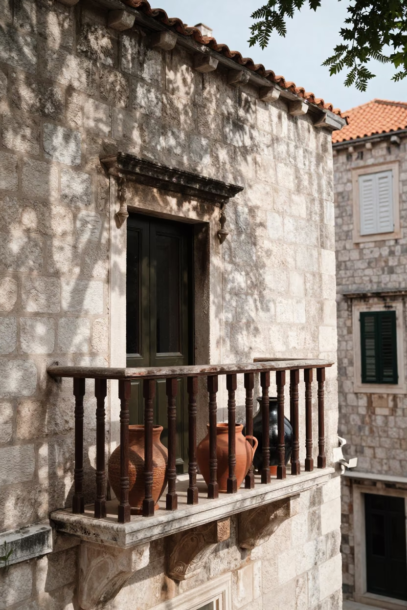 Ceramic Pots in Dubrovnik in in Dubrovnik, Croatia