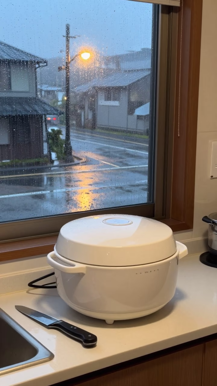 Ceramic Rice Cooker in Fukuoka in in Fukuoka, Japan
