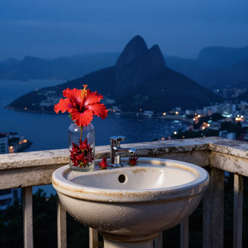 Ceramic Sink in Rio De Janeiro in in Rio de Janeiro, Brazil
