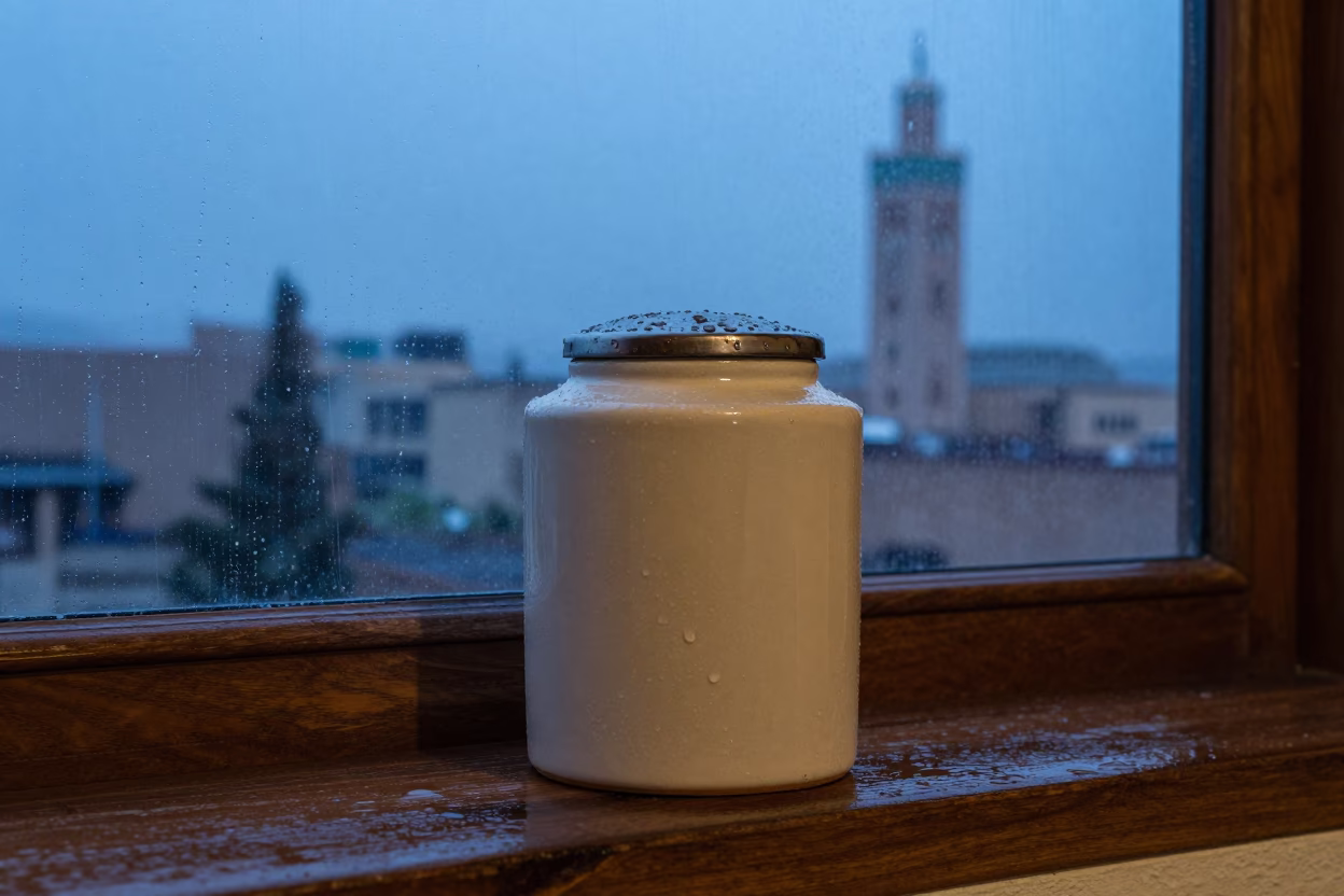 Ceramic Tea Canister in Casablanca in in Casablanca, Morocco