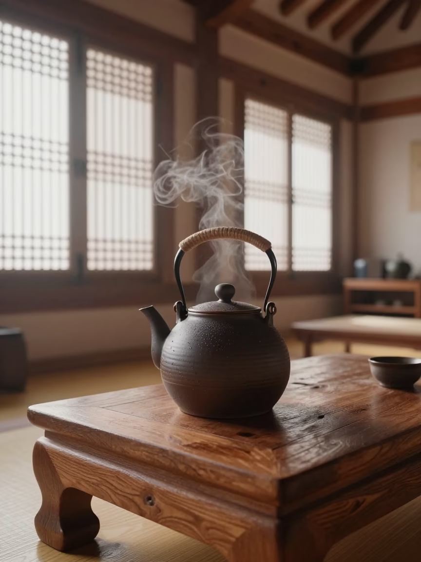 Ceramic Tea Kettle in Seoul in in Seoul, South Korea