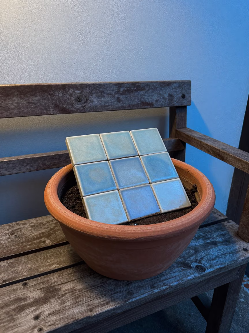 Ceramic Tile Planter in Phuket in in Phuket, Thailand