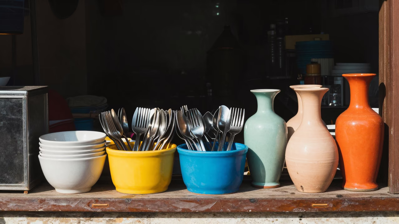 Ceramic Vase in Ho Chi Minh City in in Ho Chi Minh City, Vietnam