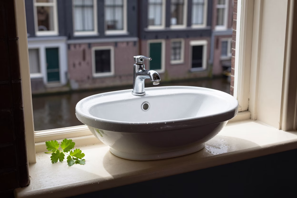 Ceramic Wash Basin in Amsterdam in in Amsterdam, Netherlands