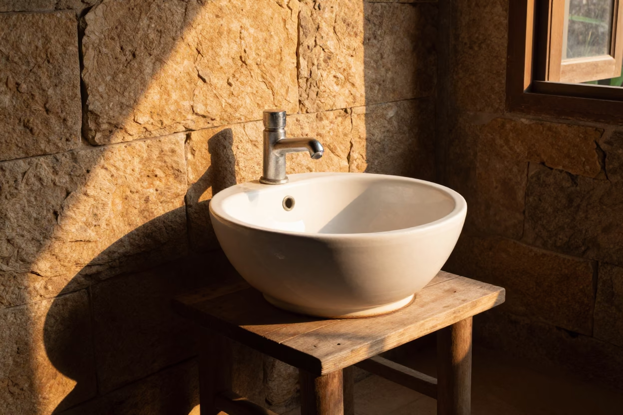 Ceramic Wash Basin in Chiang Mai in in Chiang Mai, Thailand