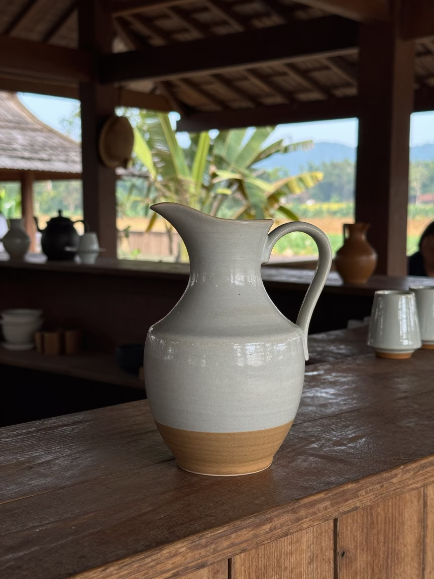 Ceramic Water Pitcher in Chiang Mai in in Chiang Mai, Thailand