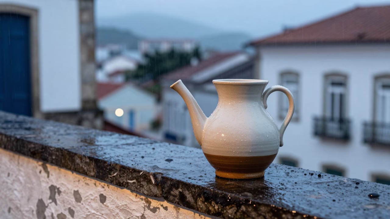 Ceramic Watering Jug in Salvador in in Salvador, Brazil