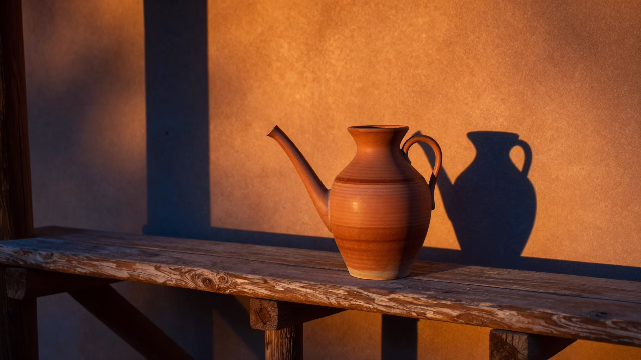 Ceramic Watering Jug in Santa Fe in in Santa Fe, United States
