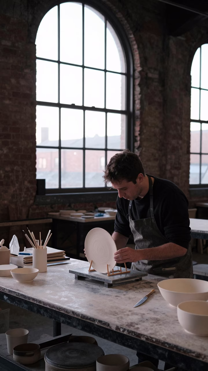 Ceramicist Workbench in Liverpool in in Liverpool, United Kingdom
