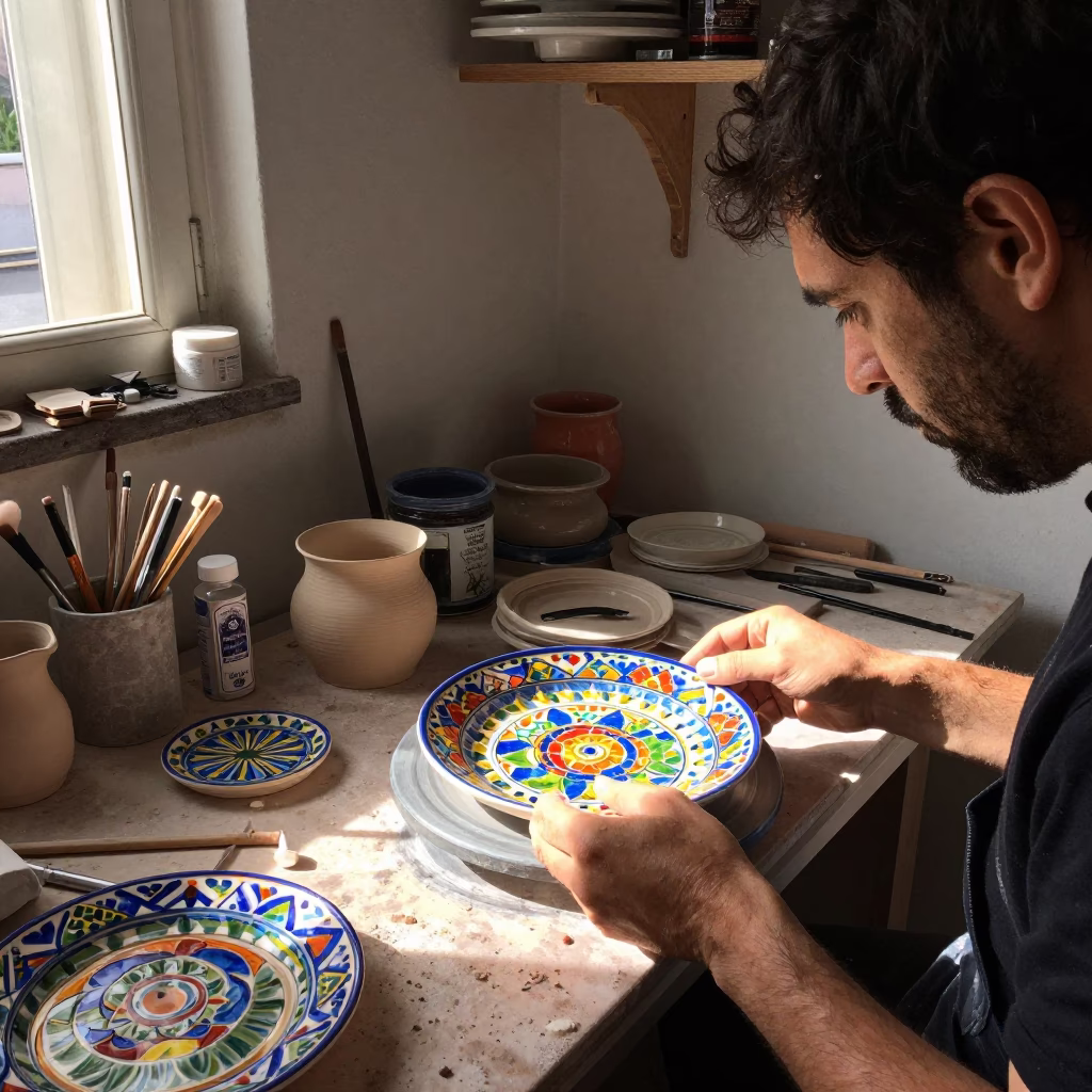 Ceramicist Working in Buenos Aires in in Buenos Aires, Argentina
