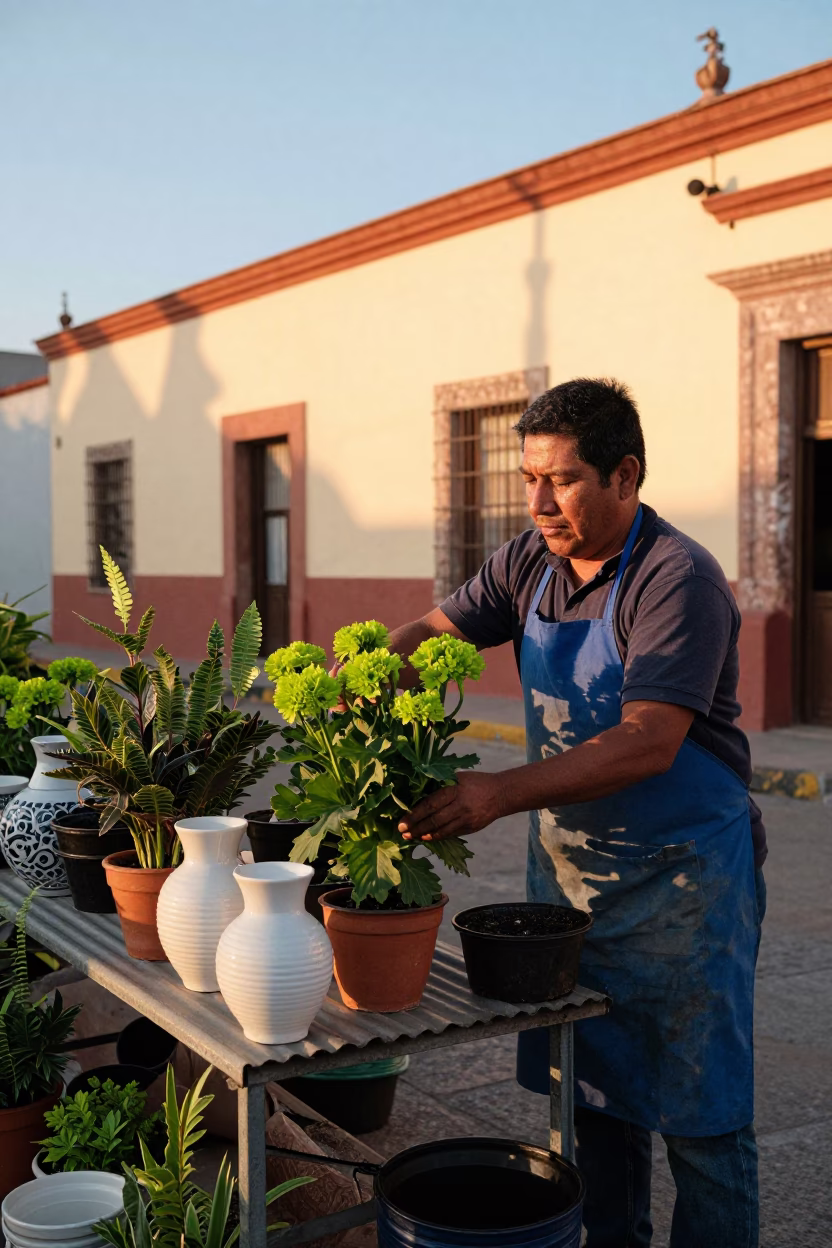 Ceramics at Golden Hour in Guadalajara in in Guadalajara, Mexico