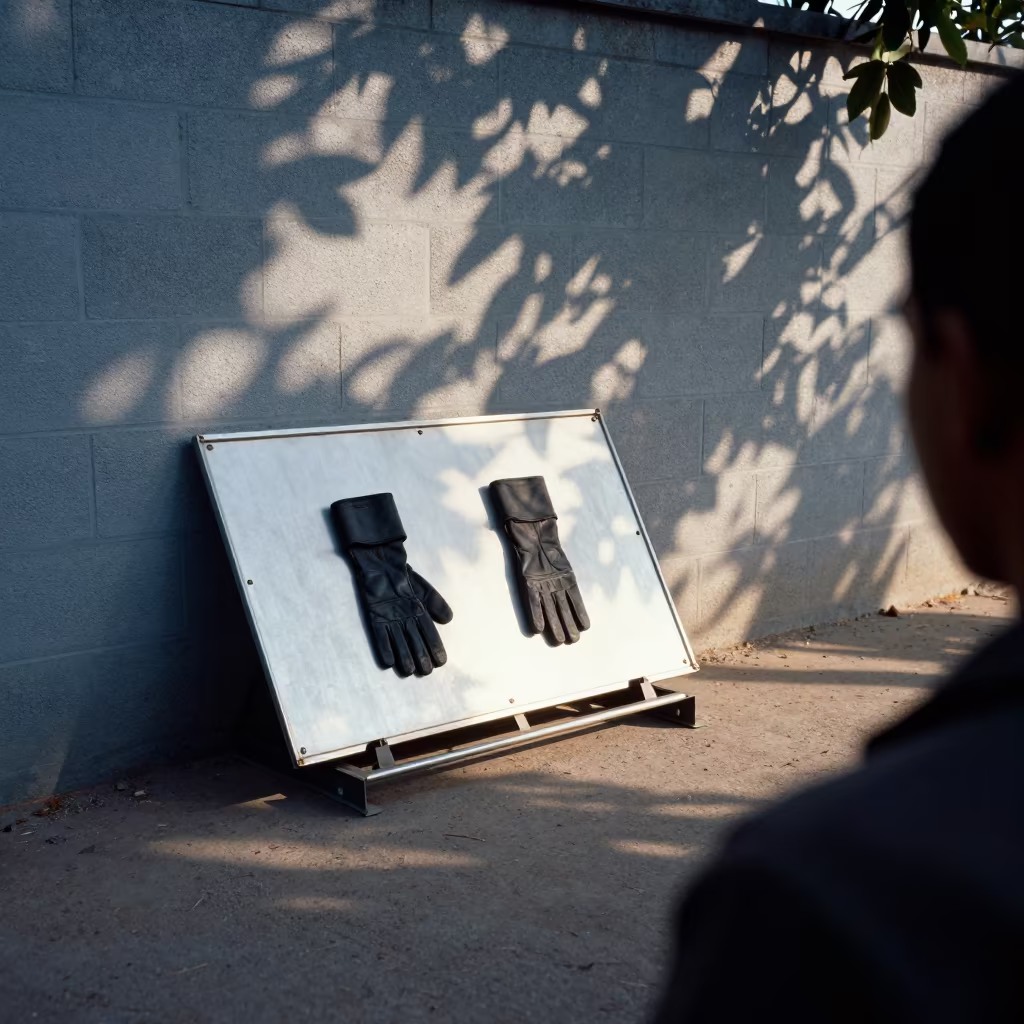 Ceremony Glove Stretcher on Haiti Airbase in along an airbase flight line in Haiti