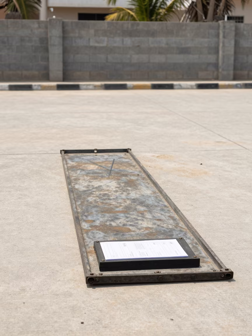 Ceremony Glove Stretcher on Parade Ground in on a parade ground near Karachi