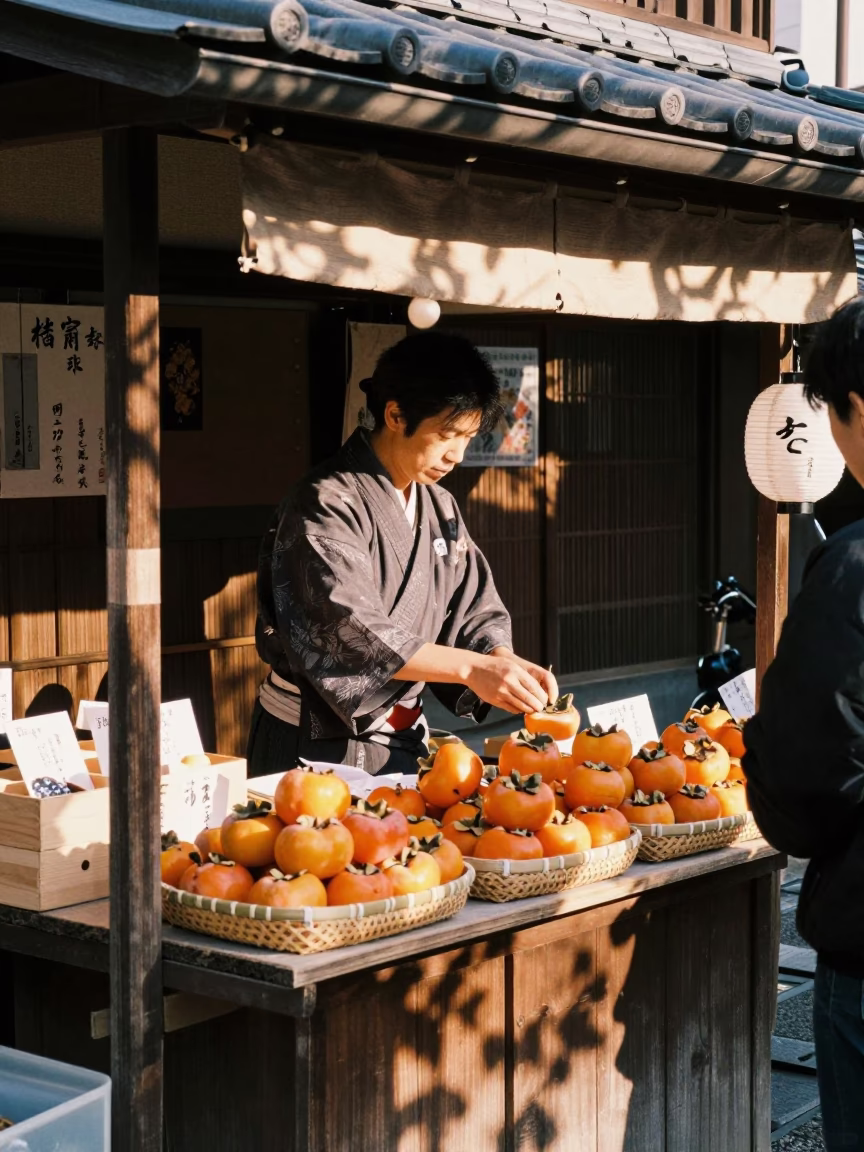 Ceremony Scene at The Early Afternoon Light in Kyoto in in Kyoto, Japan