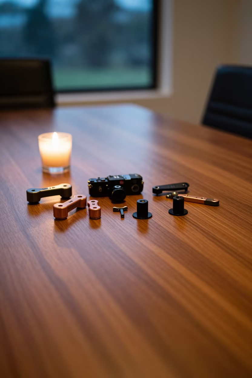 Chair Caster Kit on Boardroom Table Before Meeting in at a boardroom table before a meeting near Wolaita Sodo
