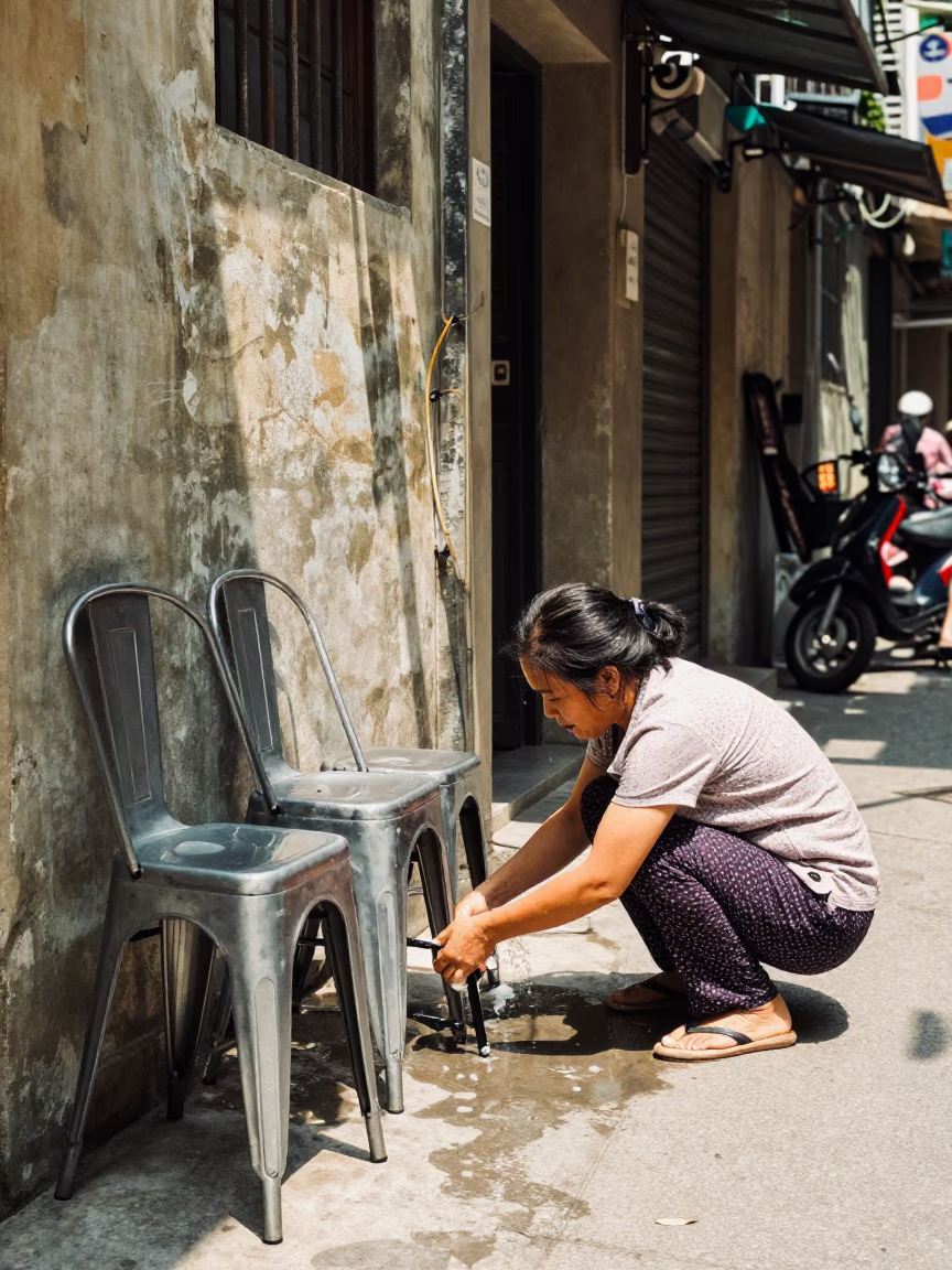 Chair Legs in Hanoi in in Hanoi, Vietnam