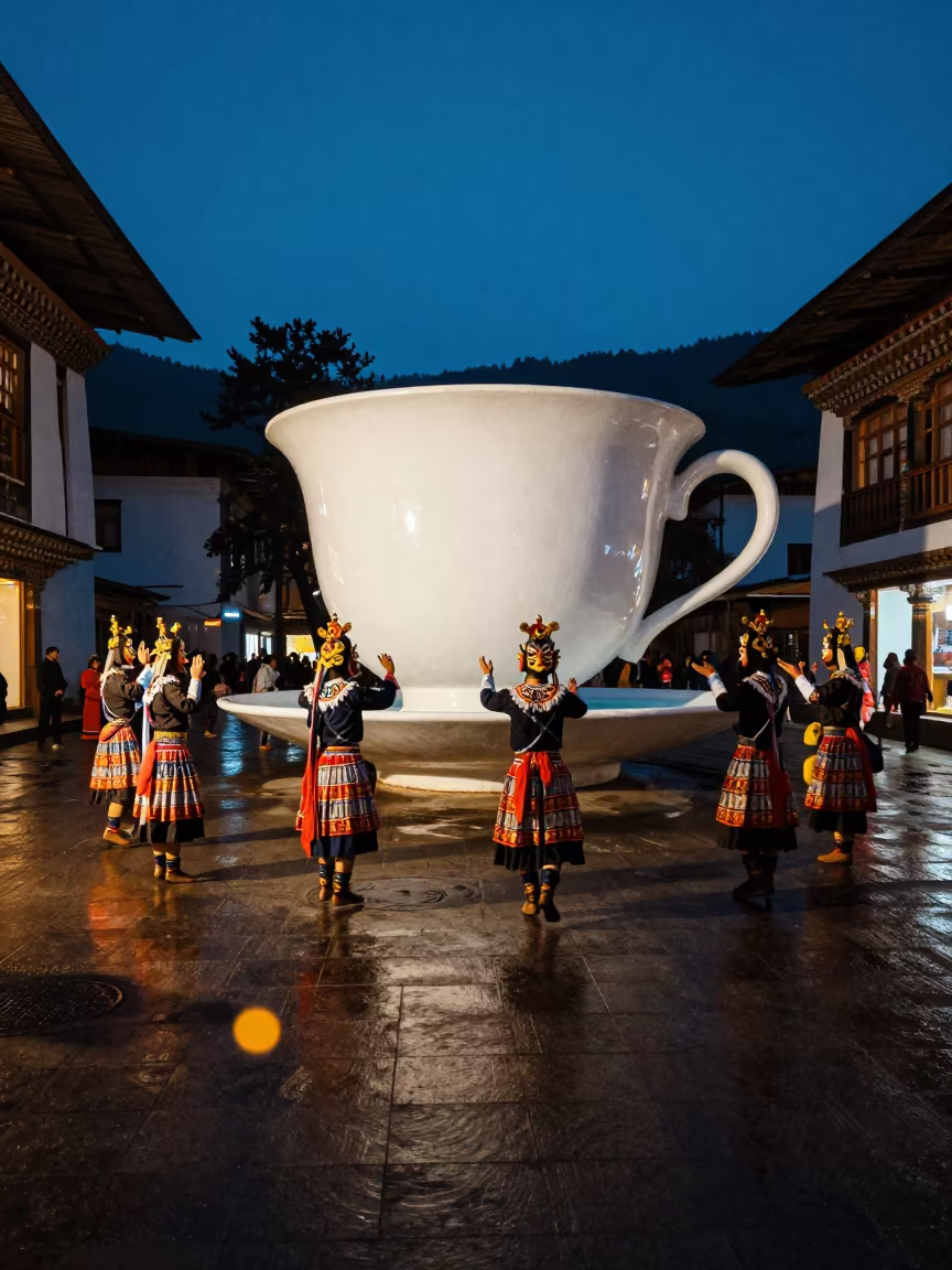 Cham Dancers in Acarigua Twilight Pool Cup in in Acarigua