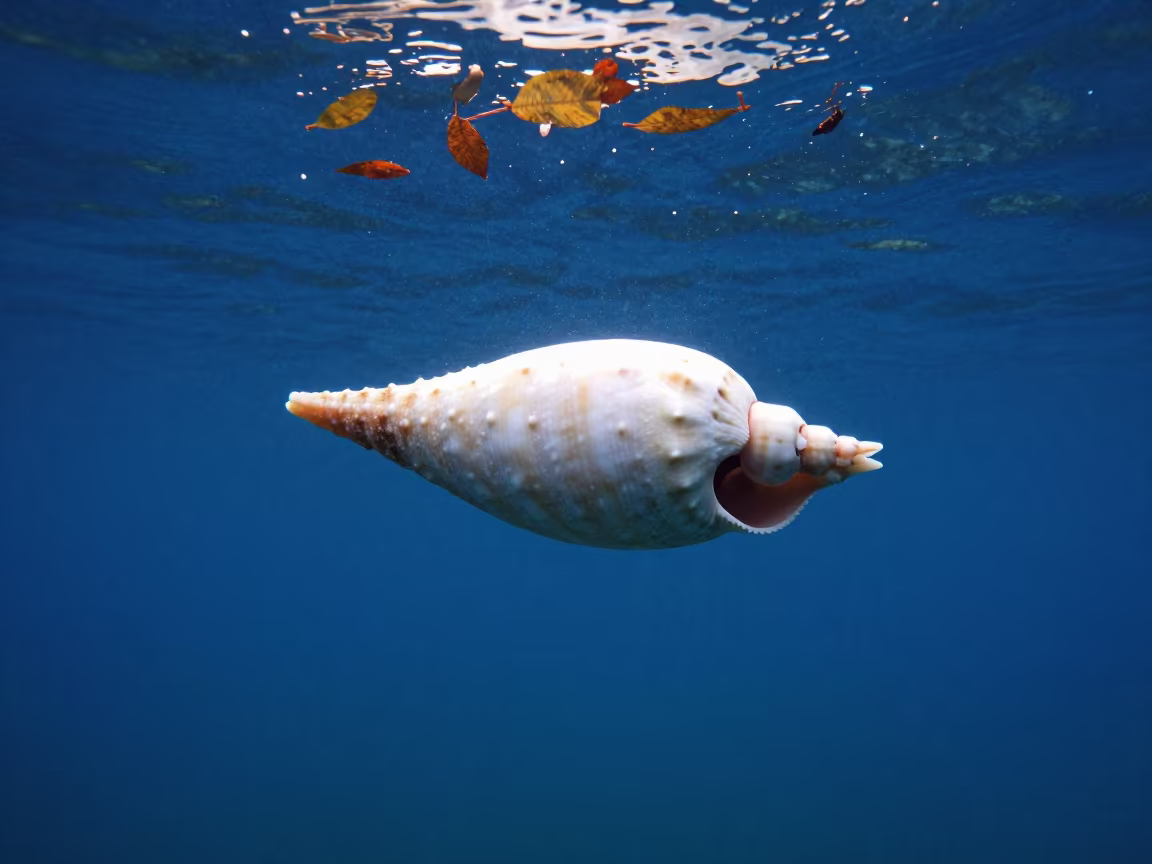 Chambered Nautilus in Oregon Deep Blue Water in in Oregon