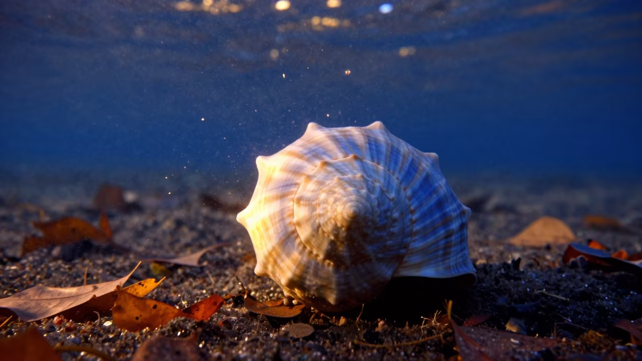 Chambered Nautilus in Portugal Twilight Waters in in Portugal