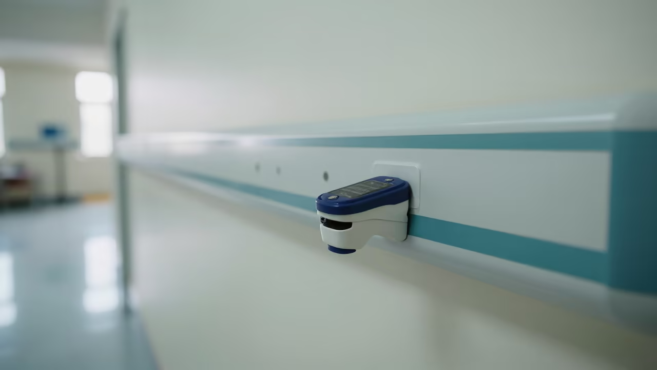 Charging Rail Mirror Floor Hospital Corridor Thane in inside a hospital corridor in Thane