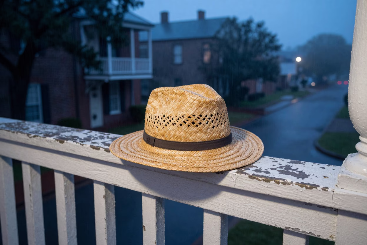 Charleston Weathered Straw Hat in in Charleston, United States