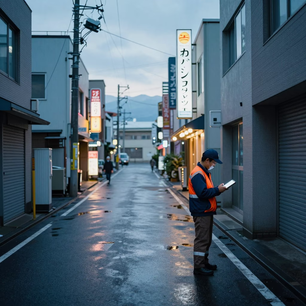 Checking Device in Sapporo in in Sapporo, Japan
